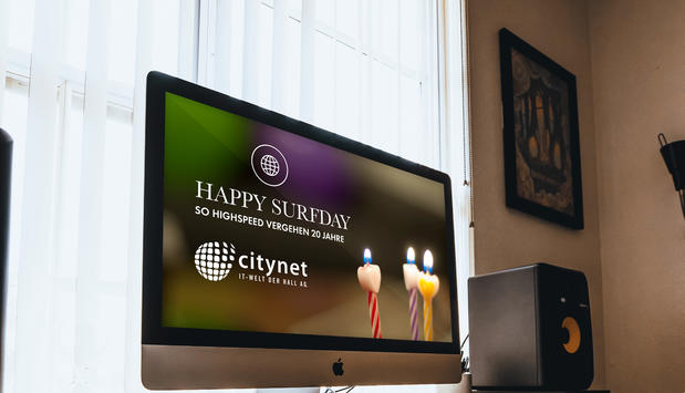 Seit 20 Jahren ist Citynet am Markt. Seit 20 Jahren ist Citynet am Markt.