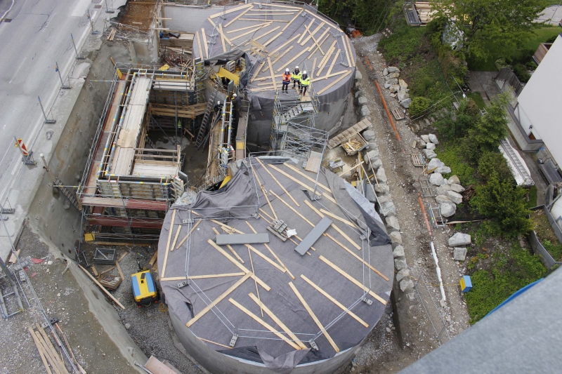 Der neue Trinkwasser-Hochbehälter Halltalerhof