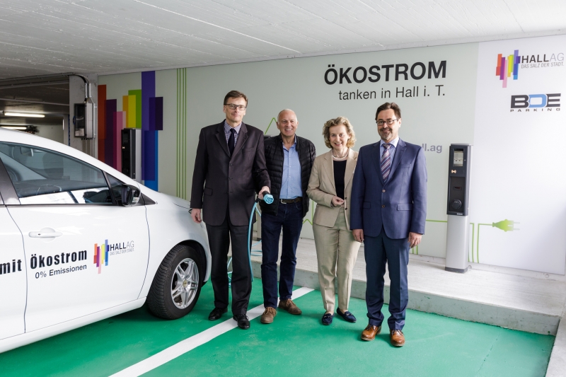 Elektro-Tankstelle NEU in der Garage "Untere Stadt"